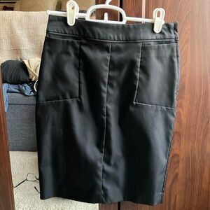 Elegant Black Pencil Skirt